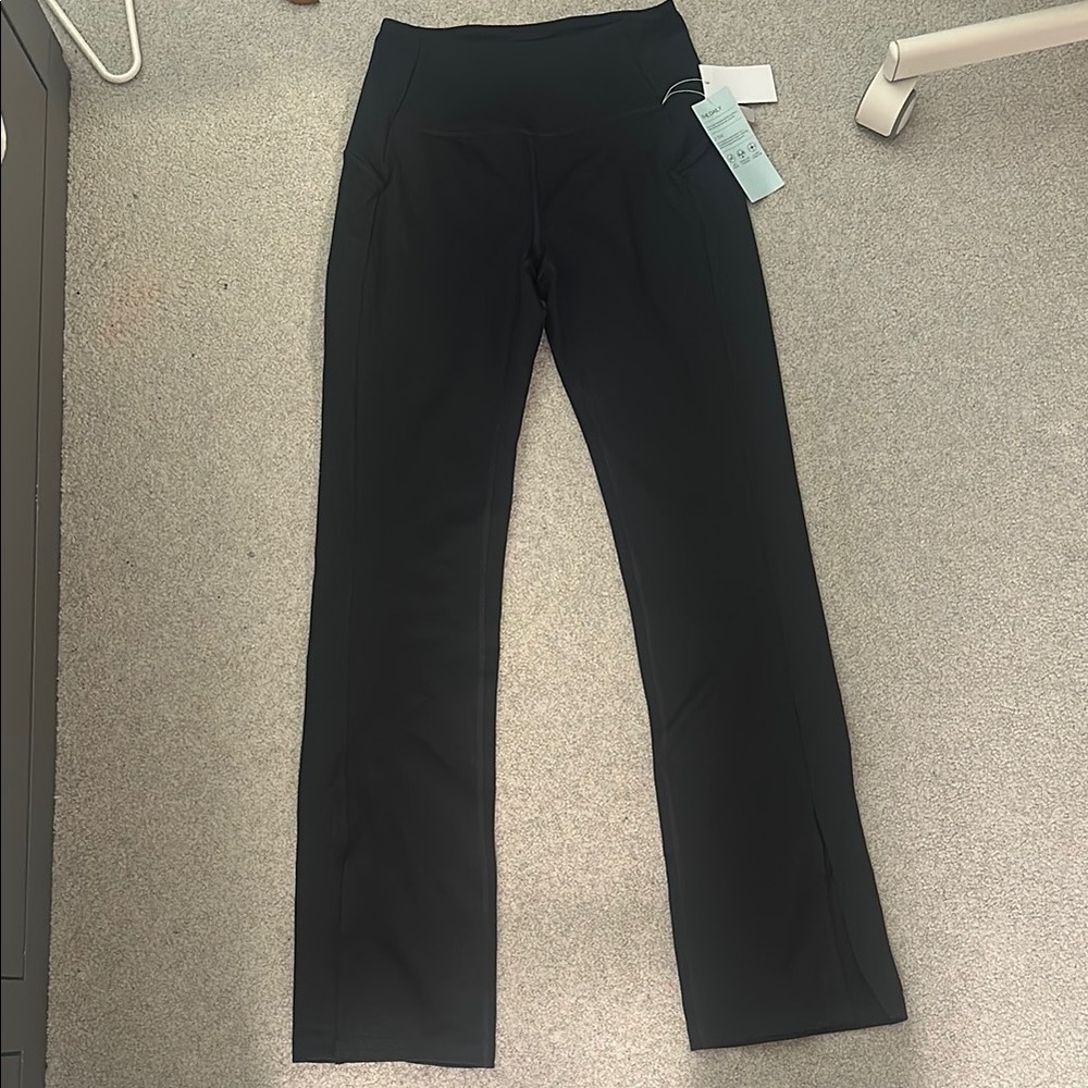 Zella Black Leggings with Wide Waistband